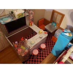 Our Generation Bite to Eat Retro Diner Accessory Set - Over 70 Accessories WORKS